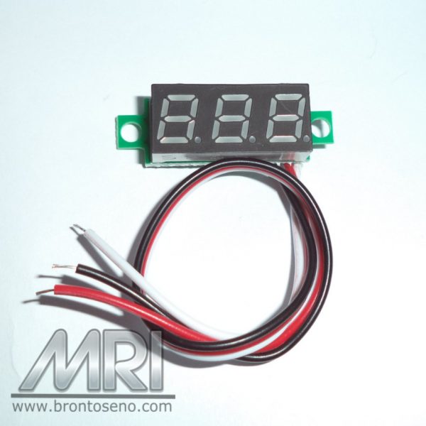 Mini DC Digital Panel Voltmeter Panel Mount LED Voltage Meter Tester