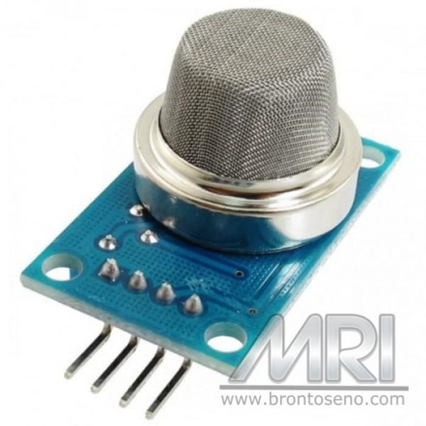 MQ-6 Semiconductor Sensor for Combustible Gas Sensitive material of MQ-6 gas sensor is SnO2, which with lower conductivity in clean air. When the target combustible gas exist, The sensors conductivity is more higher along with the gas concentration rising. Please use simple electrocircuit, Convert change of conductivity to correspond output signal of gas concentration. MQ-6 gas sensor has high sensitity to Propane, Butane and LPG, also response to Natural gas. The sensor could be used to detect different combustible gas, especially Methane, it is with low cost and suitable for different application. Features Size32mm X22mm X27mm ICLM393MQ-6 Sensor Work voltageDC5V Instructions with the signal output; Analog + TTL output; TTL output signal is low effective; 0 ~ 5V analog output voltage, the higher the voltage the higher the concentration; Liquefied petroleum gas, butane, propane with high sensitivity and good selectivity; Service life and reliable long-term stability